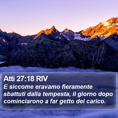 Atti 27:18 RIV Bible Verse Image