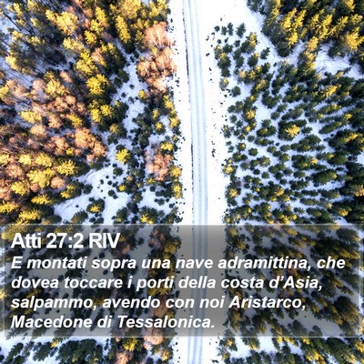 Atti 27:2 RIV Bible Verse Image