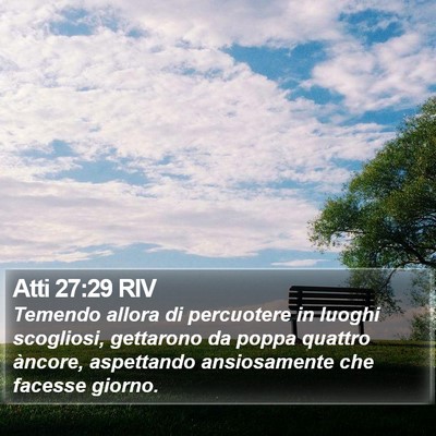 Atti 27:29 RIV Bible Verse Image