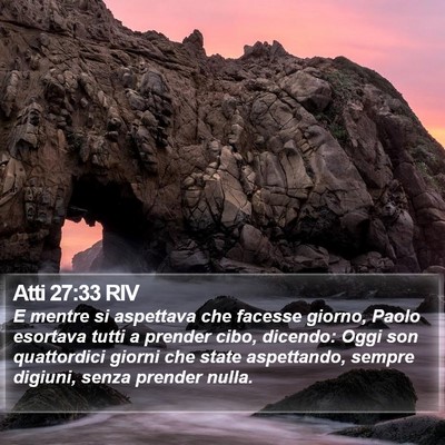 Atti 27:33 RIV Bible Verse Image