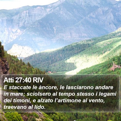 Atti 27:40 RIV Bible Verse Image