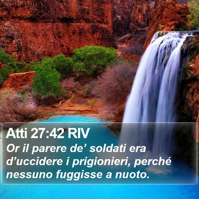 Atti 27:42 RIV Bible Verse Image