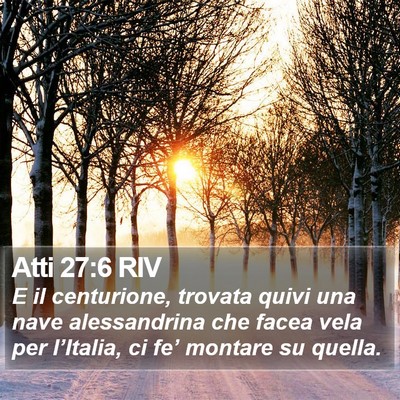 Atti 27:6 RIV Bible Verse Image