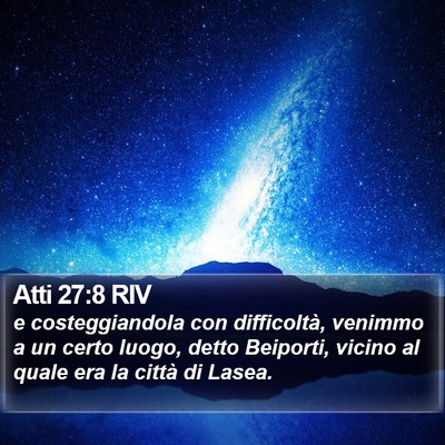 Atti 27:8 RIV Bible Verse Image