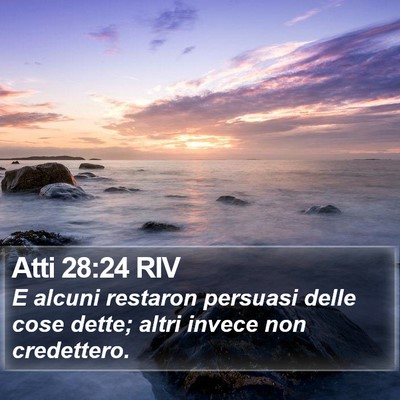 Atti 28:24 RIV Bible Verse Image
