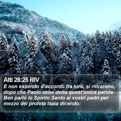 Atti 28:25 RIV Bible Verse Image