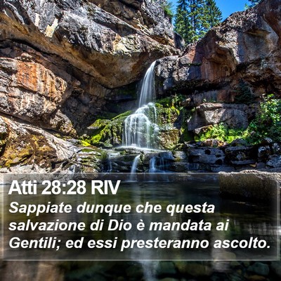 Atti 28:28 RIV Bible Verse Image