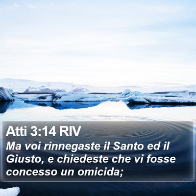 Atti 3:14 RIV Bible Verse Image