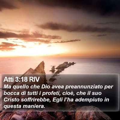 Atti 3:18 RIV Bible Verse Image