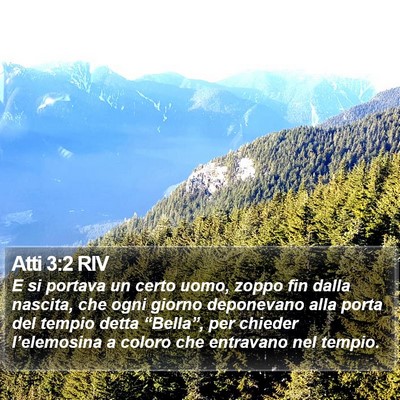 Atti 3:2 RIV Bible Verse Image