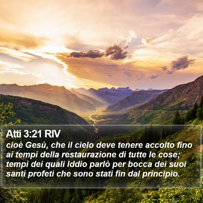 Atti 3:21 RIV Bible Verse Image