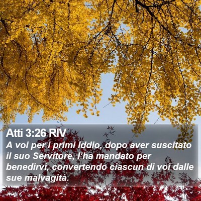 Atti 3:26 RIV Bible Verse Image