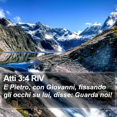 Atti 3:4 RIV Bible Verse Image