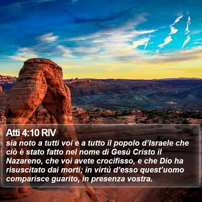 Atti 4:10 RIV Bible Verse Image
