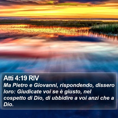 Atti 4:19 RIV Bible Verse Image