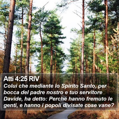 Atti 4:25 RIV Bible Verse Image