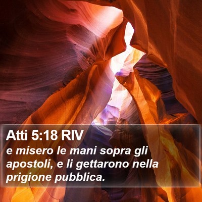 Atti 5:18 RIV Bible Verse Image