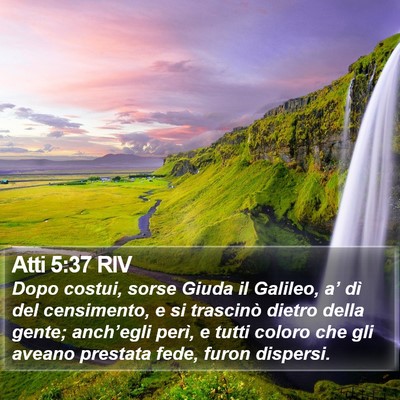 Atti 5:37 RIV Bible Verse Image