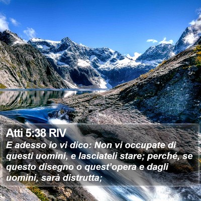Atti 5:38 RIV Bible Verse Image