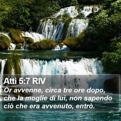 Atti 5:7 RIV Bible Verse Image