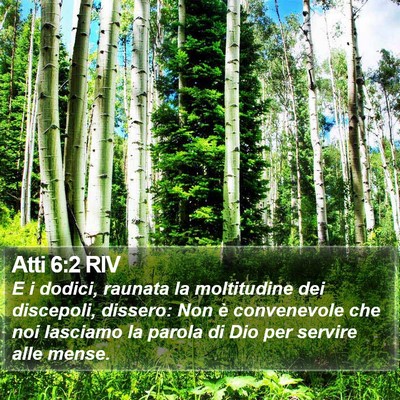 Atti 6:2 RIV Bible Verse Image