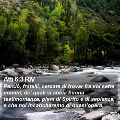 Atti 6:3 RIV Bible Verse Image