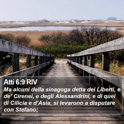 Atti 6:9 RIV Bible Verse Image