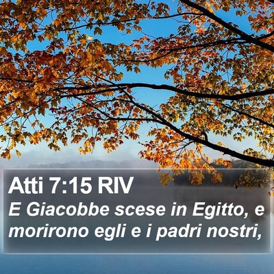 Atti 7:15 RIV Bible Verse Image