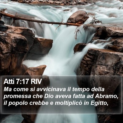 Atti 7:17 RIV Bible Verse Image