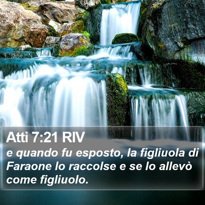 Atti 7:21 RIV Bible Verse Image