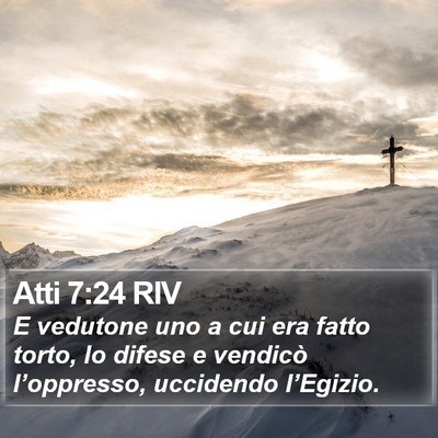 Atti 7:24 RIV Bible Verse Image