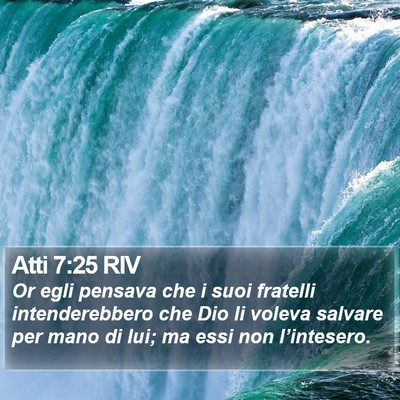 Atti 7:25 RIV Bible Verse Image