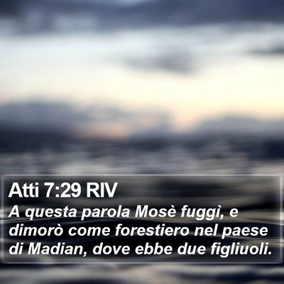 Atti 7:29 RIV Bible Verse Image