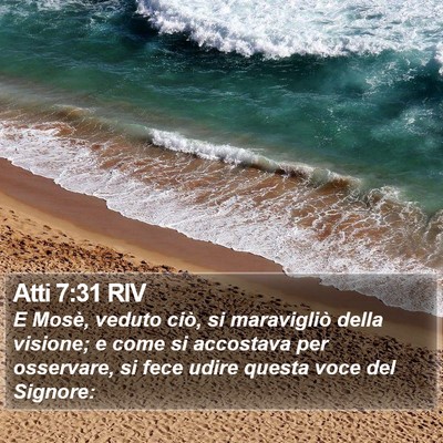 Atti 7:31 RIV Bible Verse Image