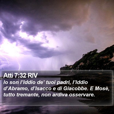 Atti 7:32 RIV Bible Verse Image