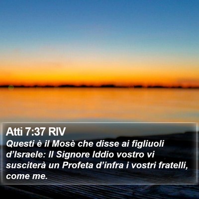 Atti 7:37 RIV Bible Verse Image