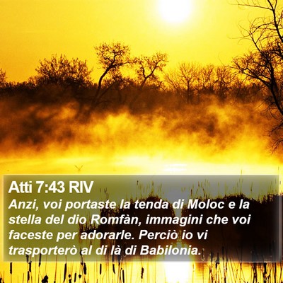 Atti 7:43 RIV Bible Verse Image