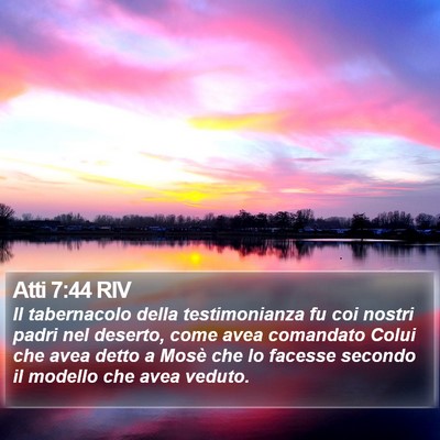 Atti 7:44 RIV Bible Verse Image