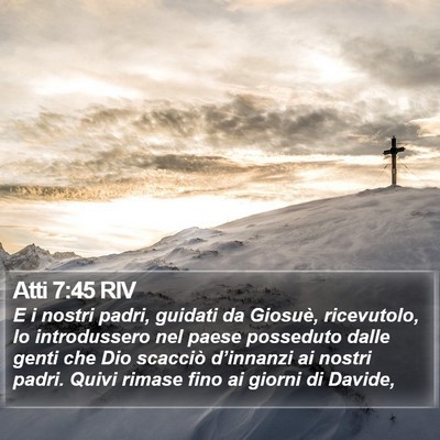 Atti 7:45 RIV Bible Verse Image