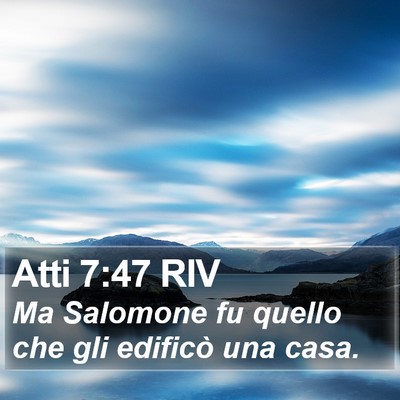 Atti 7:47 RIV Bible Verse Image