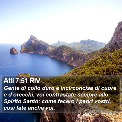 Atti 7:51 RIV Bible Verse Image
