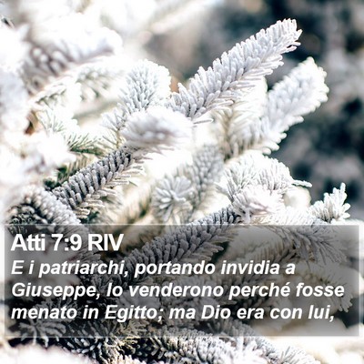 Atti 7:9 RIV Bible Verse Image