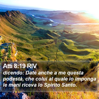 Atti 8:19 RIV Bible Verse Image