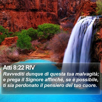 Atti 8:22 RIV Bible Verse Image