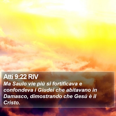 Atti 9:22 RIV Bible Verse Image