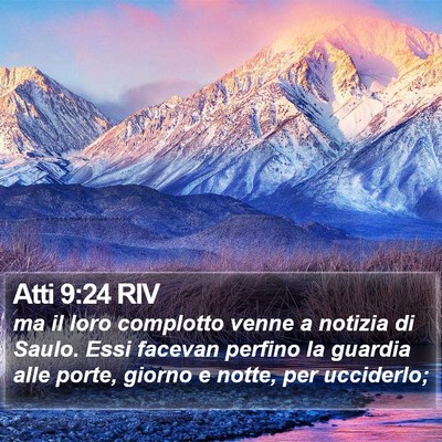 Atti 9:24 RIV Bible Verse Image