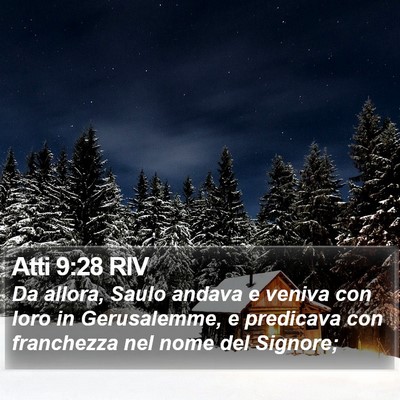 Atti 9:28 RIV Bible Verse Image