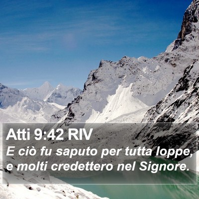 Atti 9:42 RIV Bible Verse Image