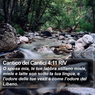 Cantico dei Cantici 4:11 RIV Bible Verse Image