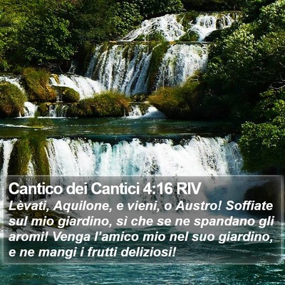 Cantico dei Cantici 4:16 RIV Bible Verse Image